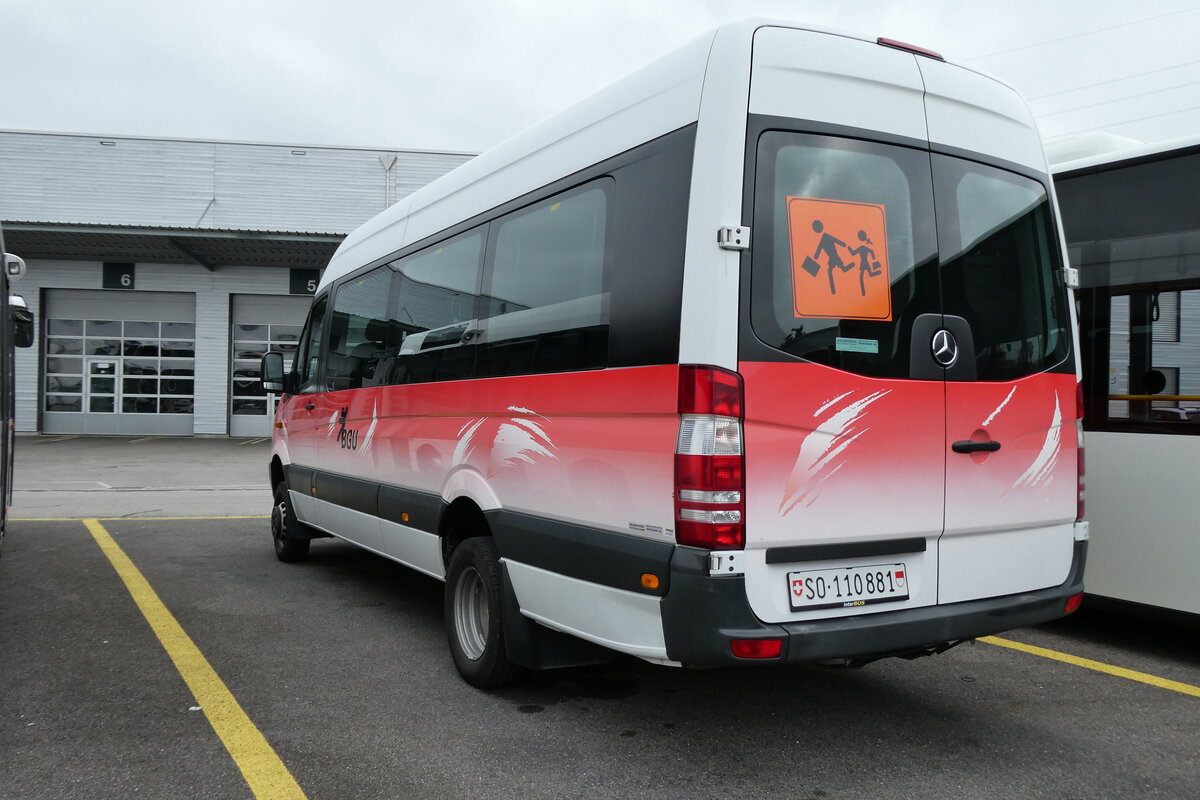(281'297) - BGU Grenchen - Nr. 18/SO 110'881 - Mercedes am 11. Oktober 2025 in Kerzers, Interbus