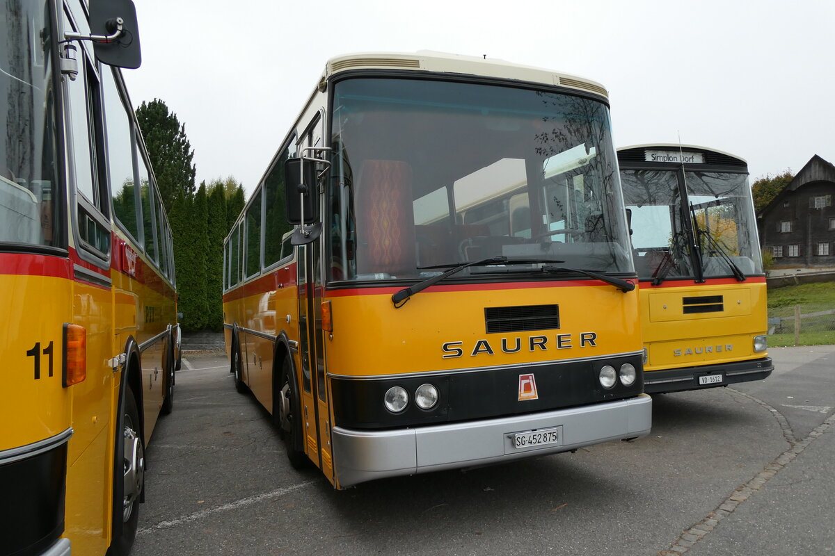 (281'358) - Stolz, Niederb�ren - SG 452'875 - Saurer/R&J (ex Soltermann, Bichwil; ex Ziegler, Pratteln; ex Tanner, Bubendorf; ex Schnider, Sch�pfheim) am 12. Oktober 2025 in Schwarzenberg, R�ssli