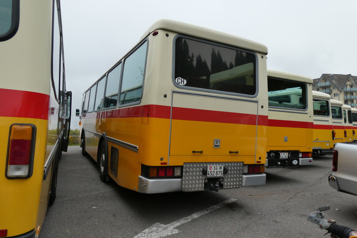 (281'361) - Stolz, Niederb�ren - SG 452'875 - Saurer/R&J (ex Soltermann, Bichwil; ex Ziegler, Pratteln; ex Tanner, Bubendorf; ex Schnider, Sch�pfheim) am 12. Oktober 2025 in Schwarzenberg, R�ssli