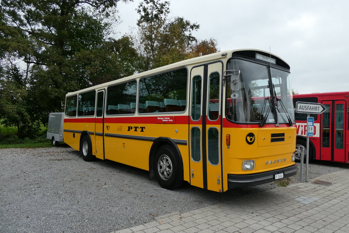 (281'444) - Schmid, Th�rishaus -  P 24'244  - Saurer/T�scher (ex P 24'244) am 12. Oktober 2025 in Hitzkirch, Interkantonale Polizeischule