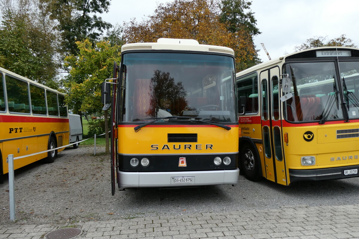 (281'446) - Stolz, Niederb�ren - SG 452'875 - Saurer/R&J (ex Soltermann, Bichwil; ex Ziegler, Pratteln; ex Tanner, Bubendorf; ex Schnider, Sch�pfheim) am 12. Oktober 2025 in Hitzkirch, Interkantonale Polizeischule