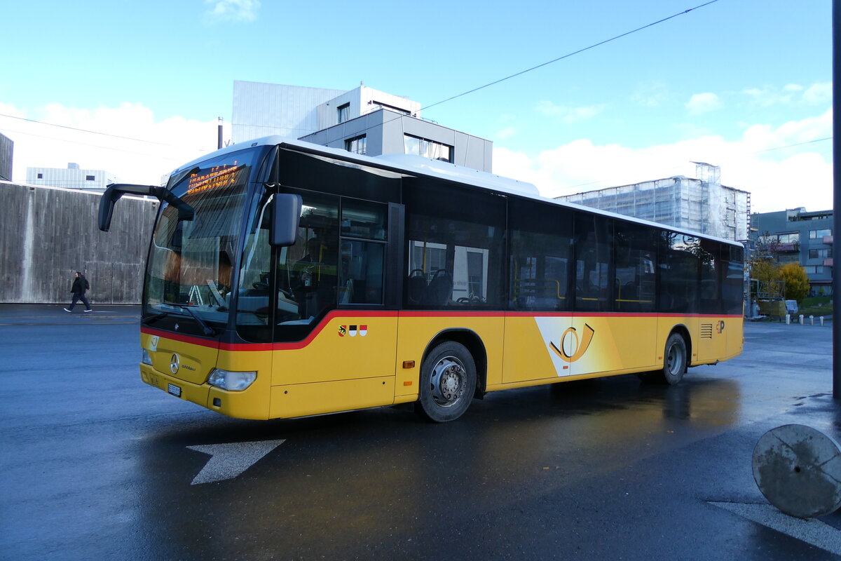 (281'763) - PostAuto Bern - Nr. 5580/BE 555'831/PID 5580 - Mercedes (ex Nr. 531) am 24. Oktober 2025 beim Bahnhof Bern Br�nnen Westside