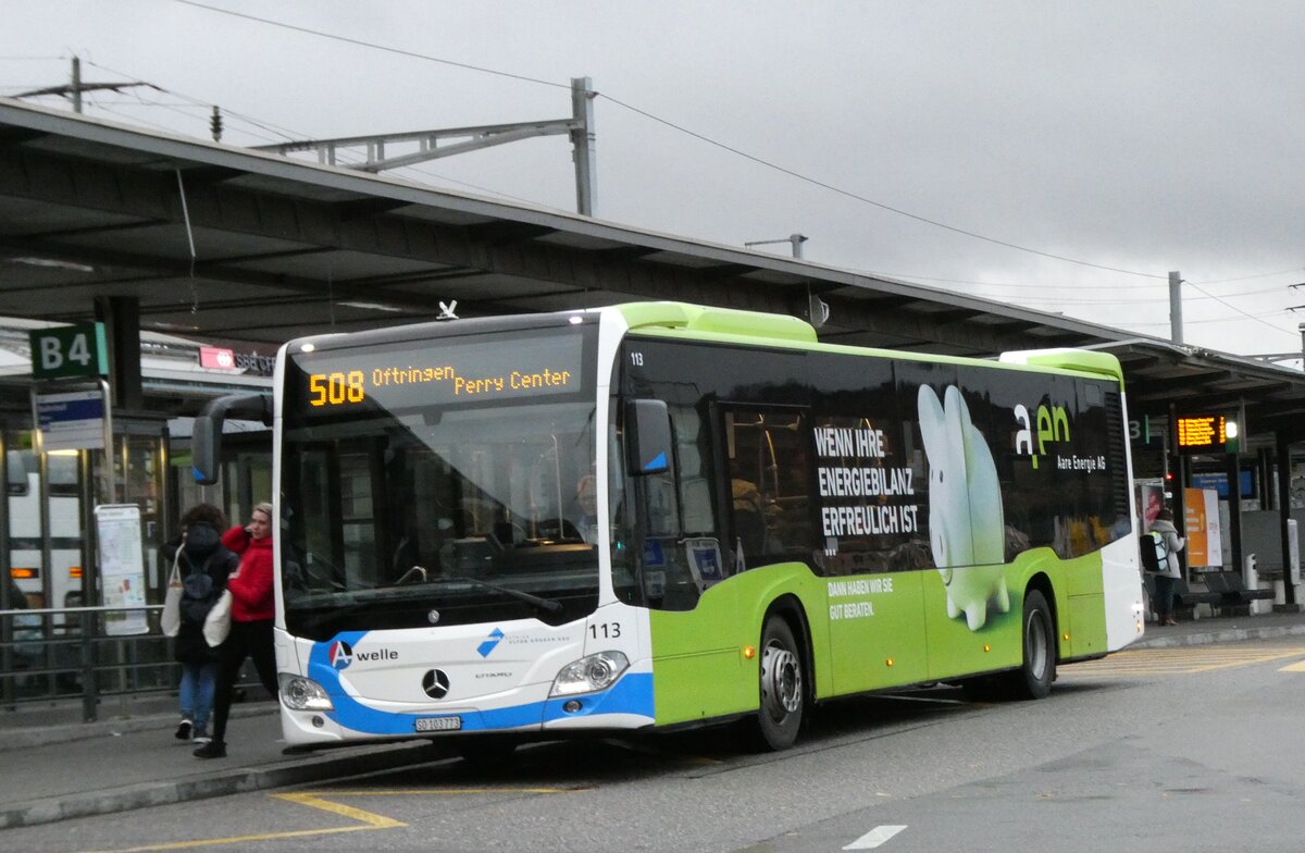(281'789) - BOGG Wangen b.O. - Nr. 113/SO 103'773 - Mercedes am 25. Oktober 2025 beim Bahnhof Olten