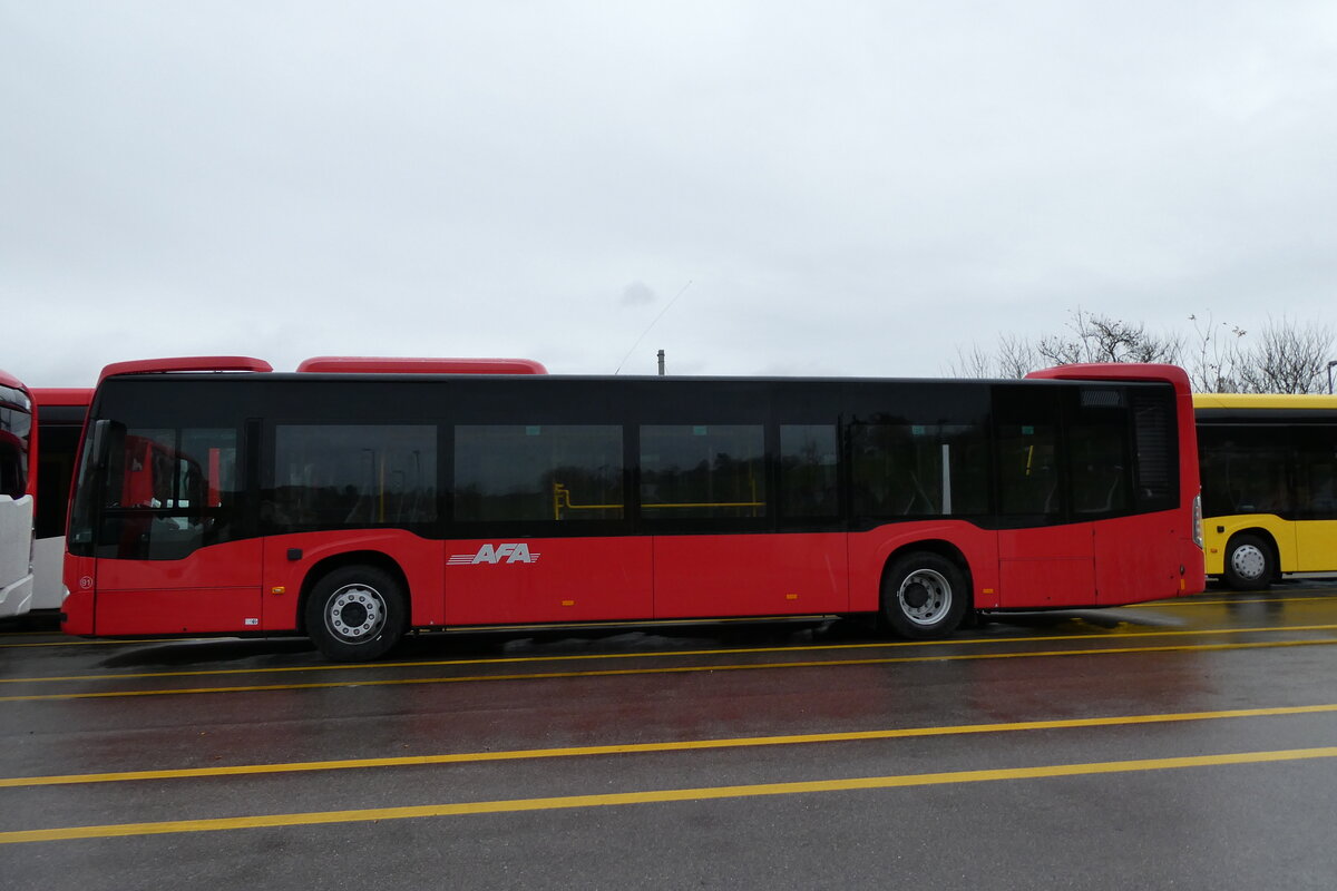 (281'822) - AFA Adelboden - Nr. 91 - Mercedes am 25. Oktober 2025 in Winterthur, Daimler Buses