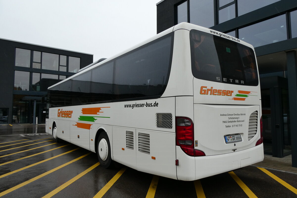 (281'836) - Aus Deutschland: Griesser, Dettighofen - WT-GR 6666 - Setra am 25. Oktober 2025 in Winterthur, Daimler Buses
