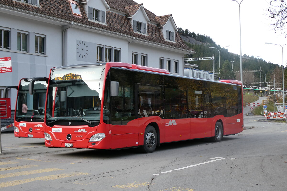 (281'955) - AFA Adelboden - Nr. 94/BE 26'974 - Mercedes am 31. Oktober 2025 beim Bahnhof Kandersteg