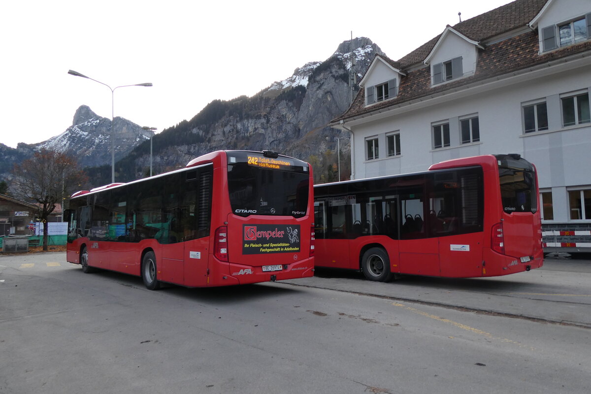 (281'957) - AFA Adelboden - Nr. 94/BE 26'974 - Mercedes am 31. Oktober 2025 beim Bahnhof Kandersteg