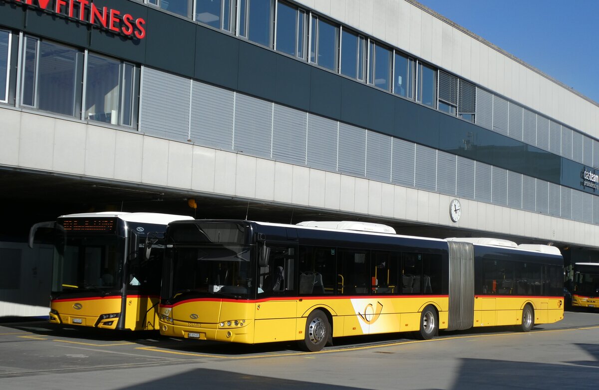 (282'165) - PostAuto Bern - Nr. 10'309/BE 820'681/PID 10'309 - Solaris (ex Nr. 681) am 8. November 2025 in Bern, Postautostation