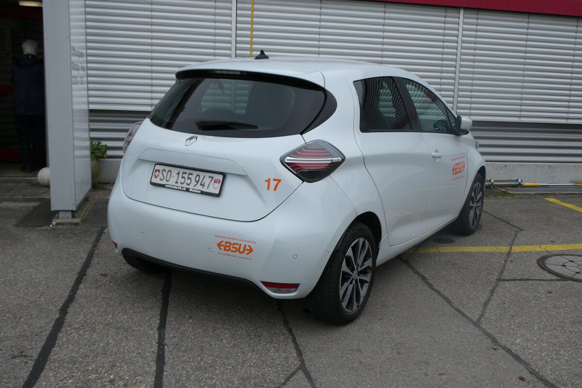 (282'225) - BSU Solothurn - Nr. 17/SO 155'947 - Renault am 8. November 2025 in Zuchwil, Garage