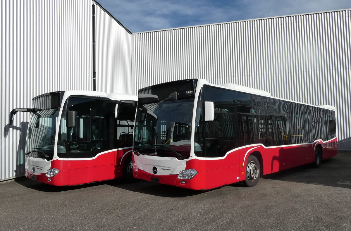 (282'426) - PostAuto Ostschweiz - PID 12'414 - Mercedes (ex PostAuto Bern; ex Wiener Linien, A-Wien Nr. 8154) am 15. November 2025 in Winterthur, Daimler Buses