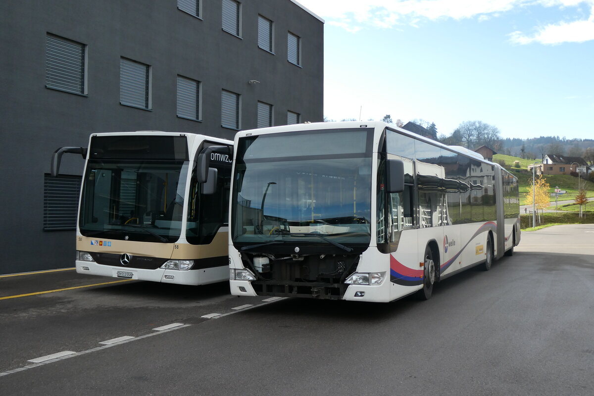 (282'435) - Steffen, Remetschwil - Nr. 66/AG 6739/PID 5705 - Mercedes am 15. November 2025 in Winterthur, Daimler Buses