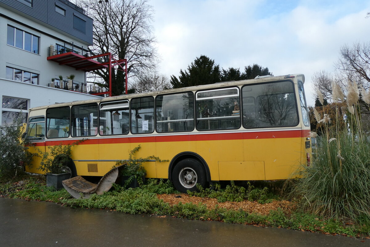 (282'802) - Oldtimer Club Saurer, Arbon - Saurer/T�scher-R&J (ex Heim, Flums; ex P 25'208; ex P 24'662) am 5. Dezember 2025 in Arbon, Saurermuseum