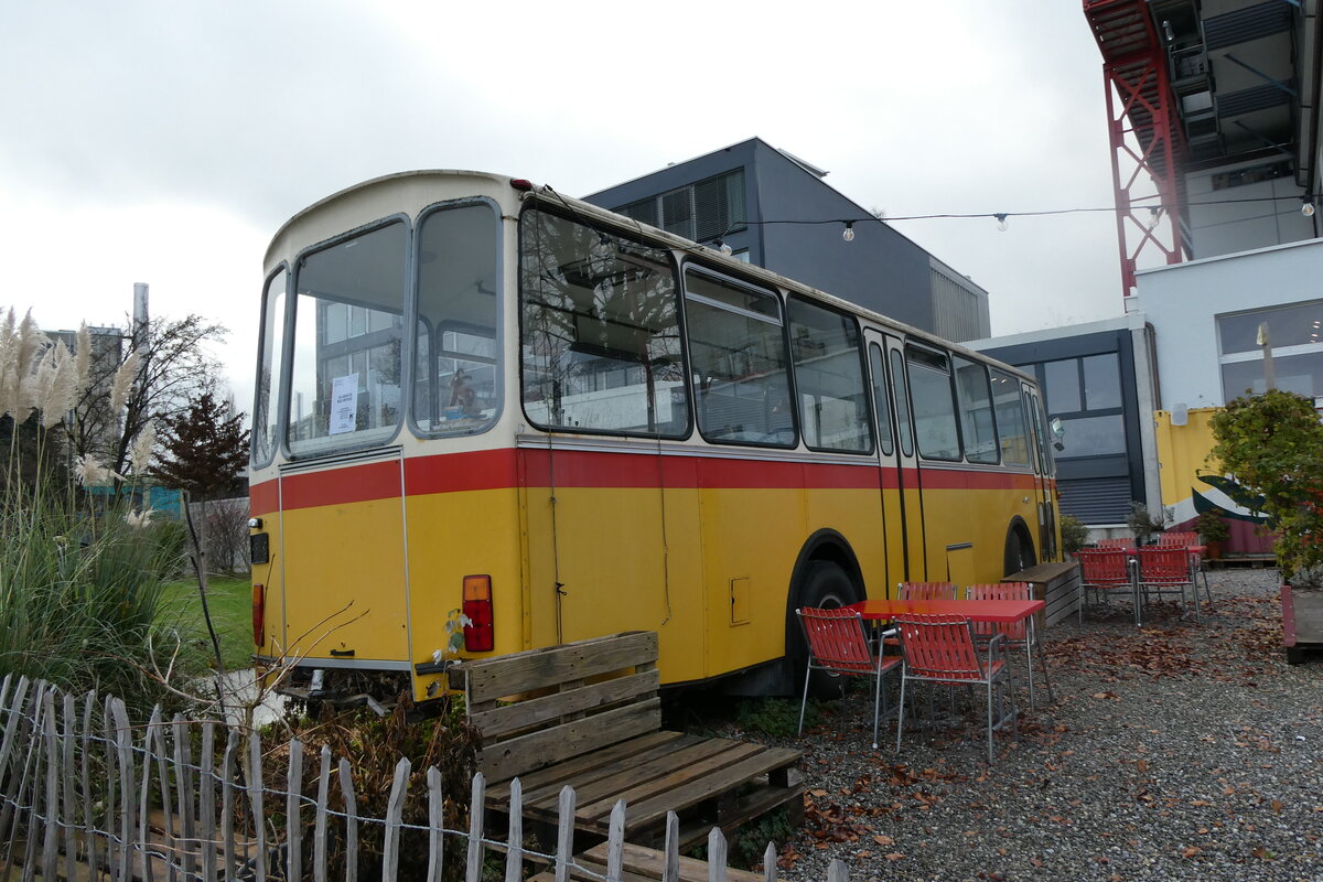 (282'803) - Oldtimer Club Saurer, Arbon - Saurer/T�scher-R&J (ex Heim, Flums; ex P 25'208; ex P 24'662) am 5. Dezember 2025 in Arbon, Saurermuseum