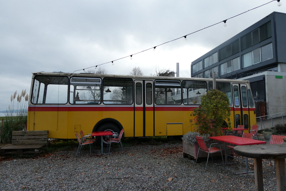 (282'804) - Oldtimer Club Saurer, Arbon - Saurer/T�scher-R&J (ex Heim, Flums; ex P 25'208; ex P 24'662) am 5. Dezember 2025 in Arbon, Saurermuseum