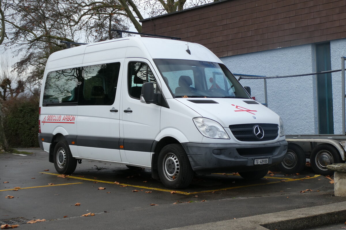 (282'805) - Seeclub, Arbon - TG 48'988 - Mercedes am 5. Dezember 2025 in Arbon, Hafen