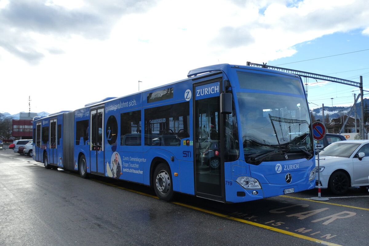 (282'917) - STI Thun - Nr. 719/BE 904^719 - Mercedes am 8. Dezember 2025 in Thun, CarTerminal