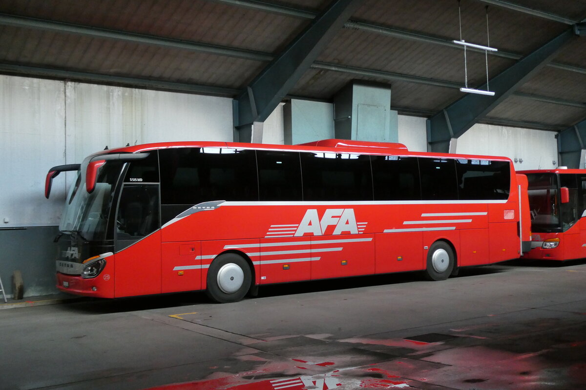 (283'316) - AFA Adelboden - Nr. 25/BE 26'706 - Setra am 20. Dezember 2025 in Adelboden, Busstation