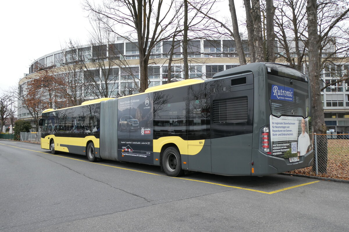 (283'522) - STI Thun - Nr. 716/BE 904'716 - Mercedes am 27. Dezember 2025 bei der Schiffl�ndte Thun