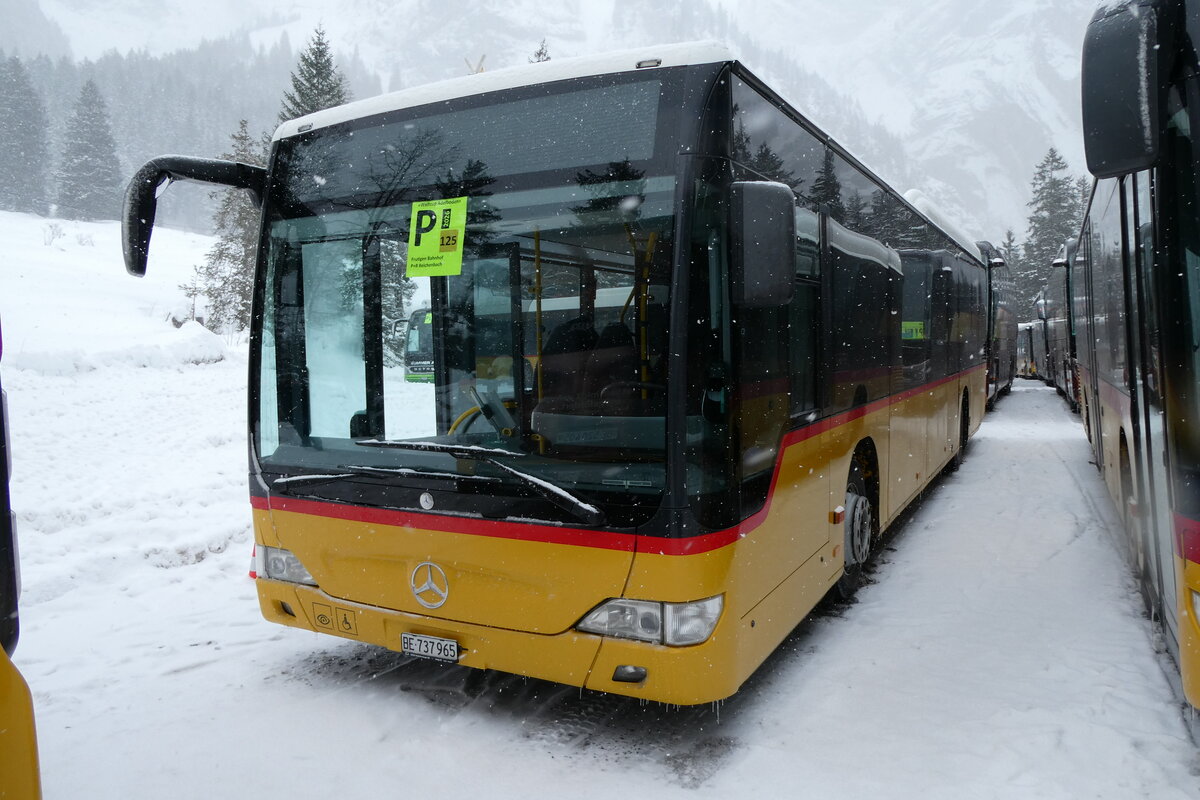 (283'923) - Engeloch, Riggisberg - Nr. 6/BE 737'965/PID 4846 - Mercedes am 10. Januar 2026 in Adelboden, Unter dem Birg