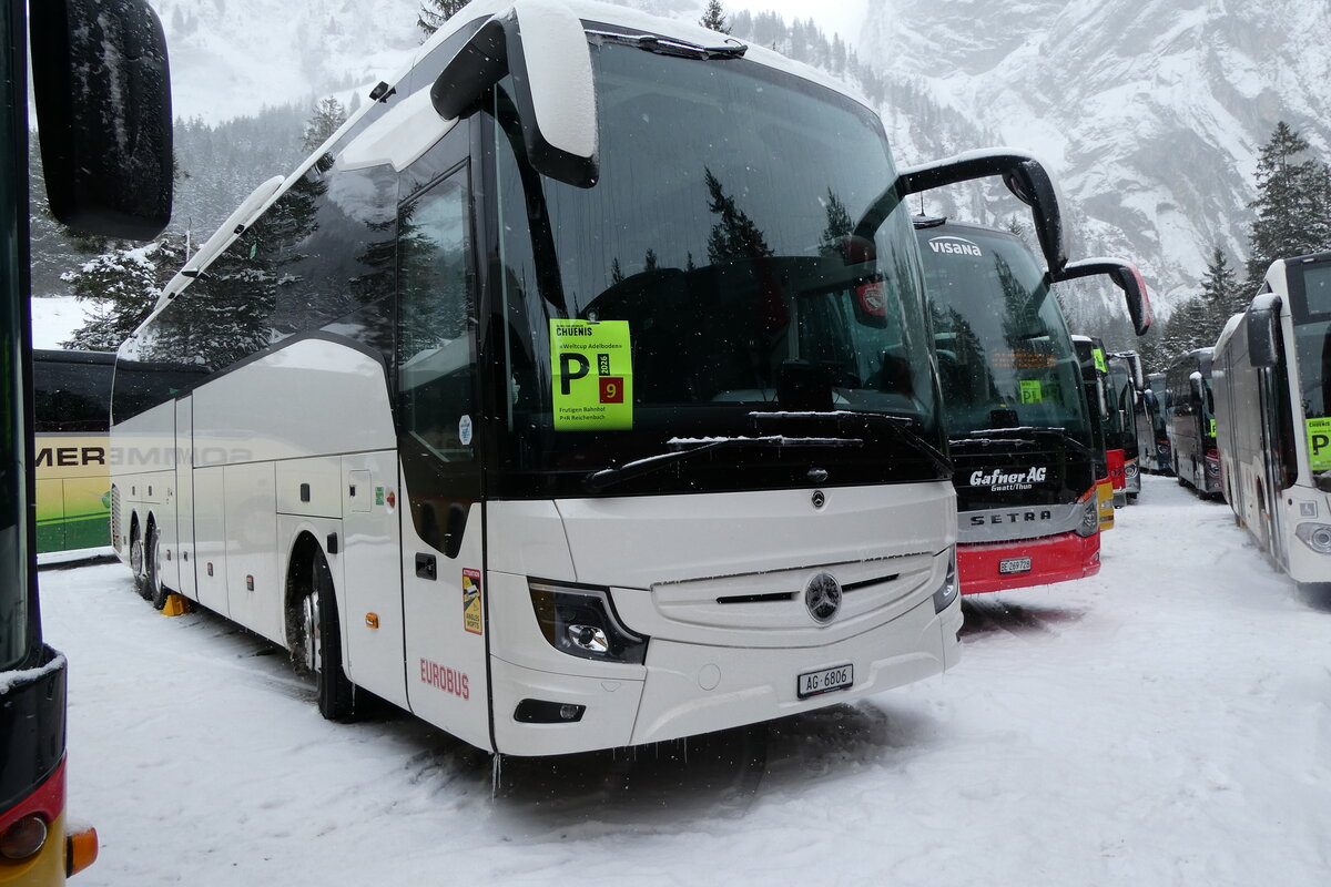 (283'930) - Knecht, Windisch - AG 6806 - Mercedes am 10. Januar 2026 in Adelboden, Unter dem Birg