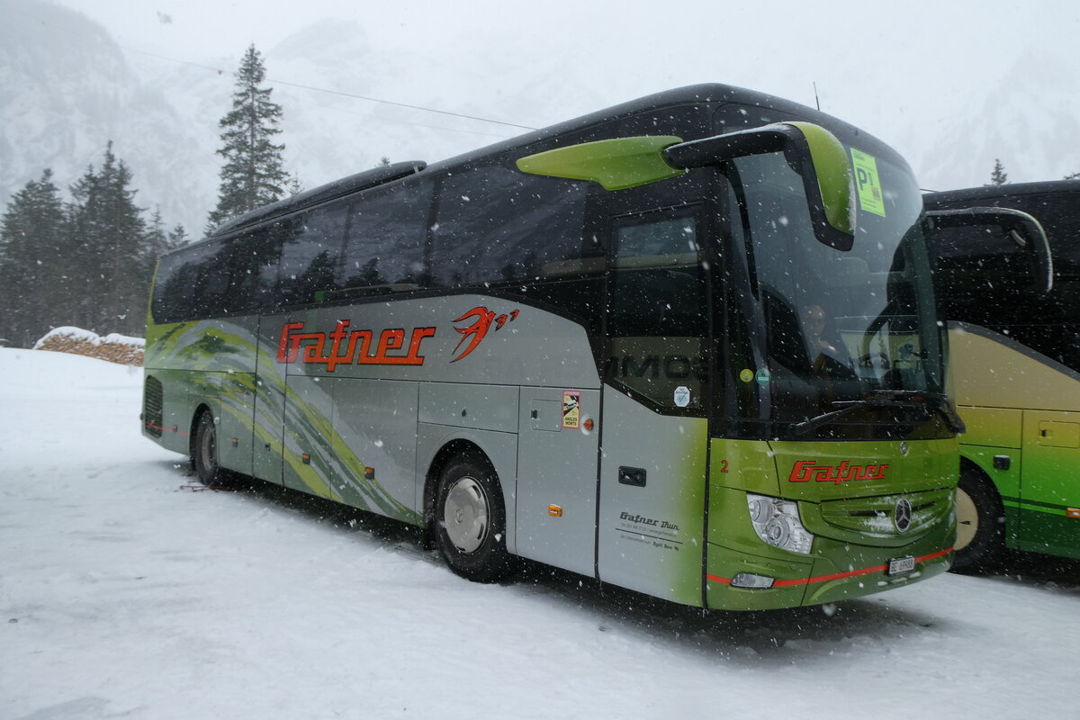 (283'982) - Gafner, Thun - Nr. 2/BE 69'988 - Mercedes am 10. Januar 2026 in Adelboden, Unter dem Birg