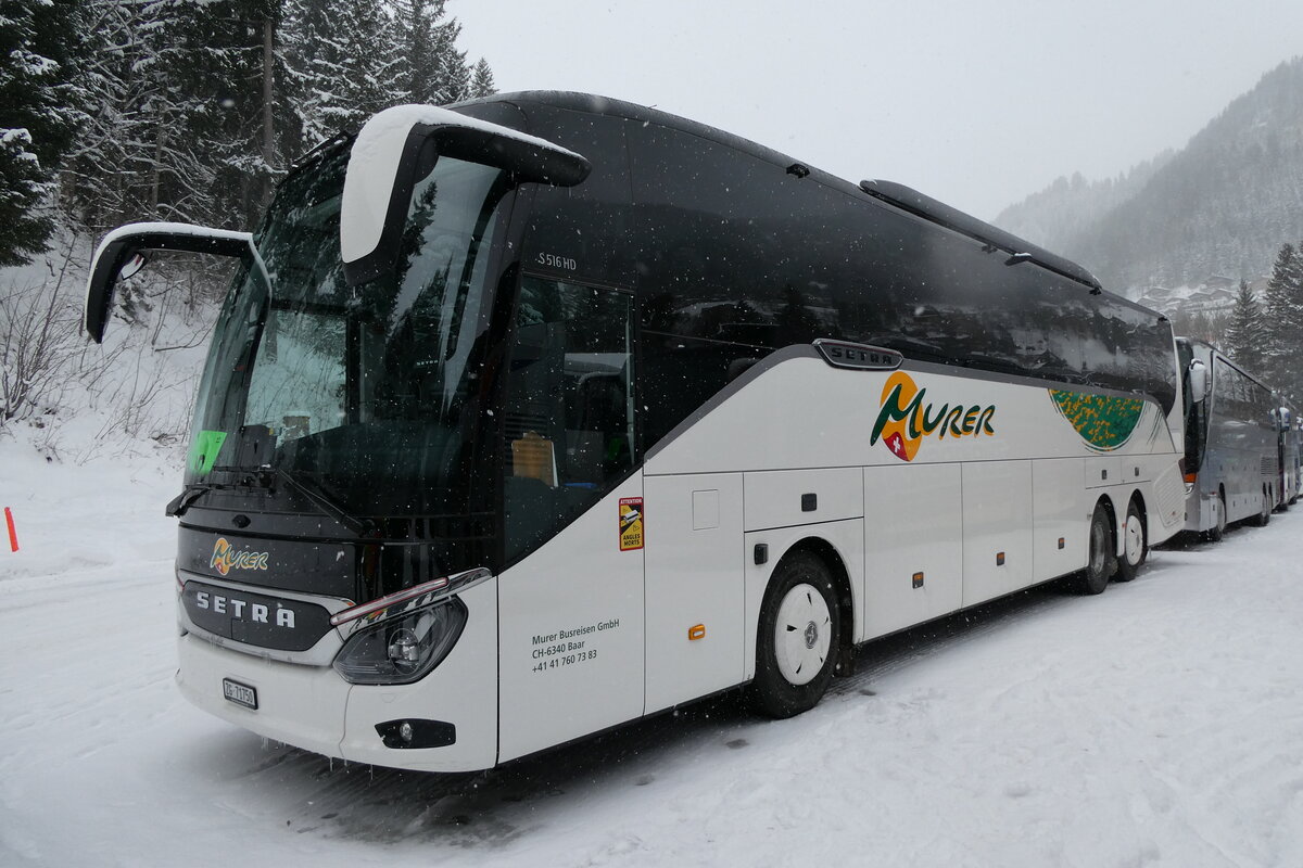 (284'067) - Murer, Baar - ZG 71'750 - Setra am 10. Januar 2026 in Adelboden, ASB