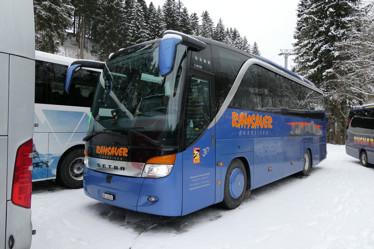 (284'094) - Ramsauer, Herisau - AR 42'250 - Setra am 10. Januar 2026 in Adelboden, ASB