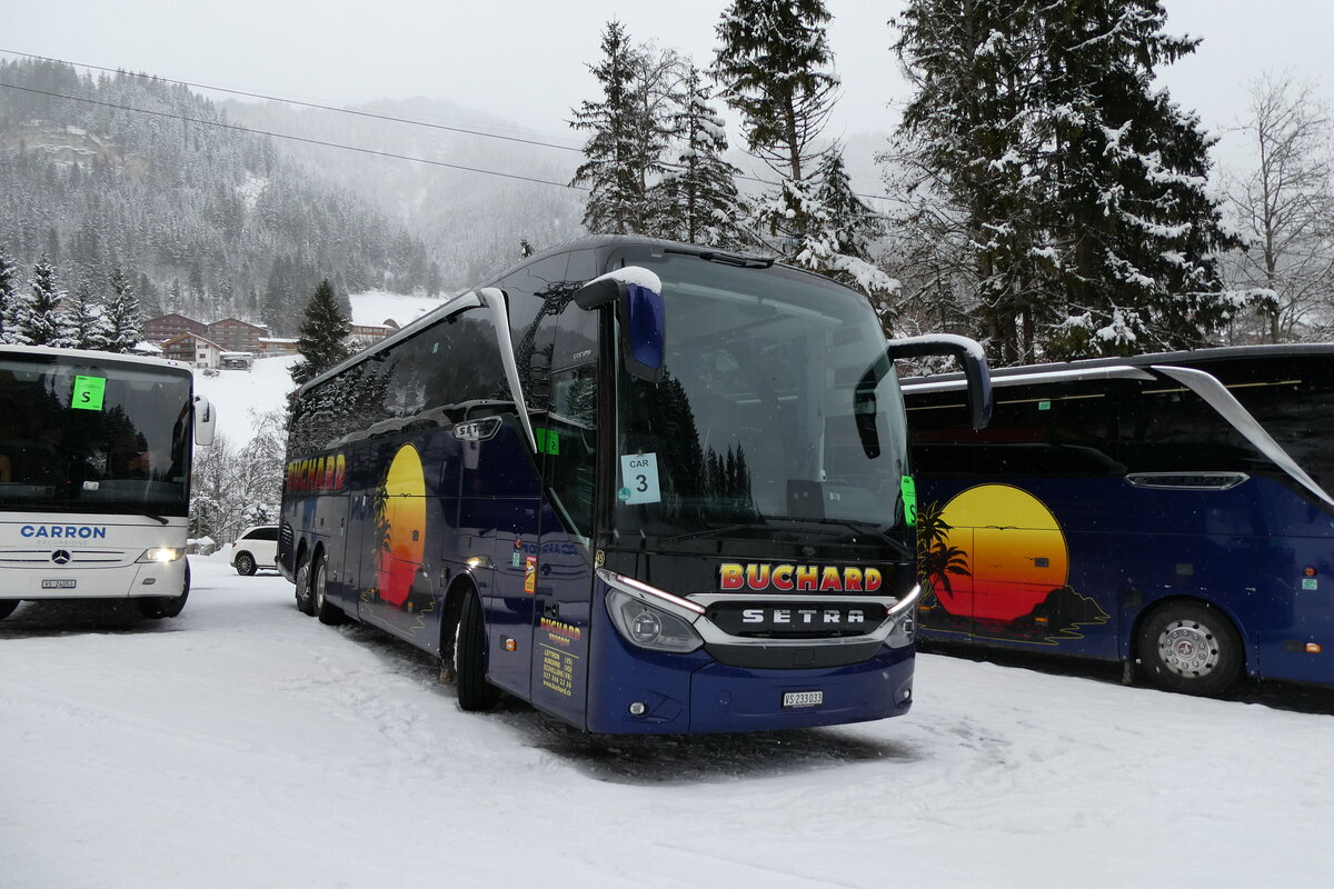 (284'113) - Buchard, Leytron - Nr. 45/VS 233'033 - Setra am 10. Januar 2026 in Adelboden, ASB