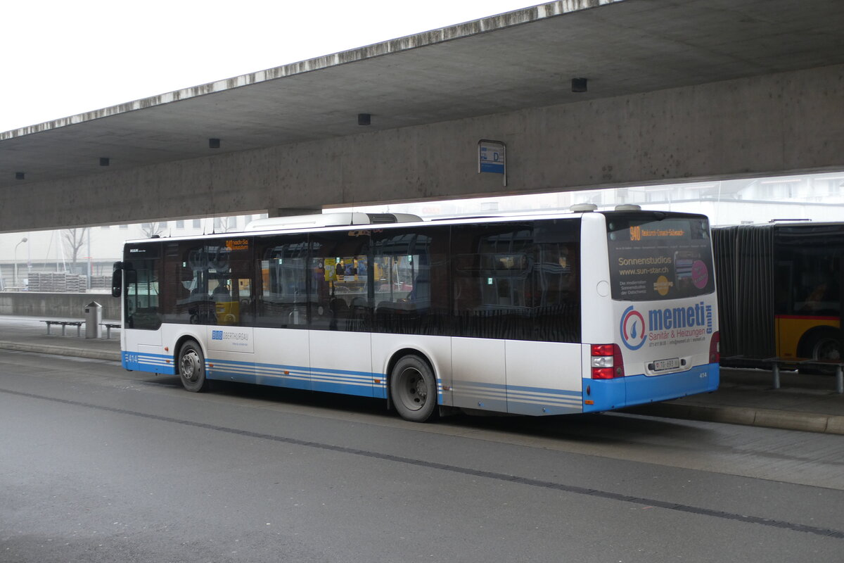 (284'229) - BOTG Amriswil - Nr. 414/TG 693 - MAN am 16. Januar 2026 in Arbon, Bushof