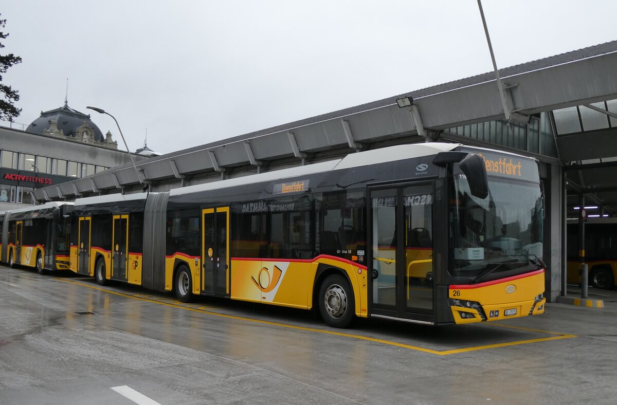 (284'417) - Steiner, Ortschwaben - Nr. 26/BE 79'379/PID 11'679 - Solaris am 29. Januar 2026 in Bern, Postautostation