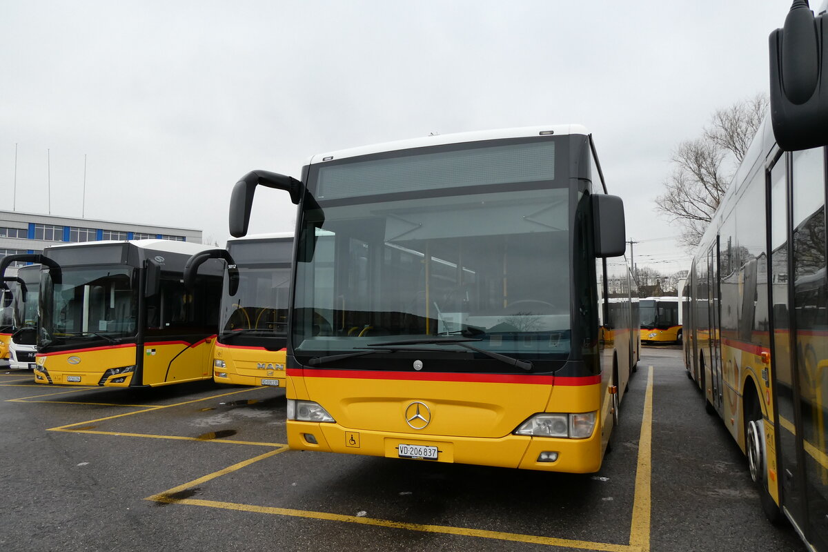 (284'490) - CarPostal Ouest - Nr. 11/VD 206'837/PID 5152 - Mercedes (ex PostAuto Wallis Nr. 11) am 31. Januar 2026 in Yverdon, Garage