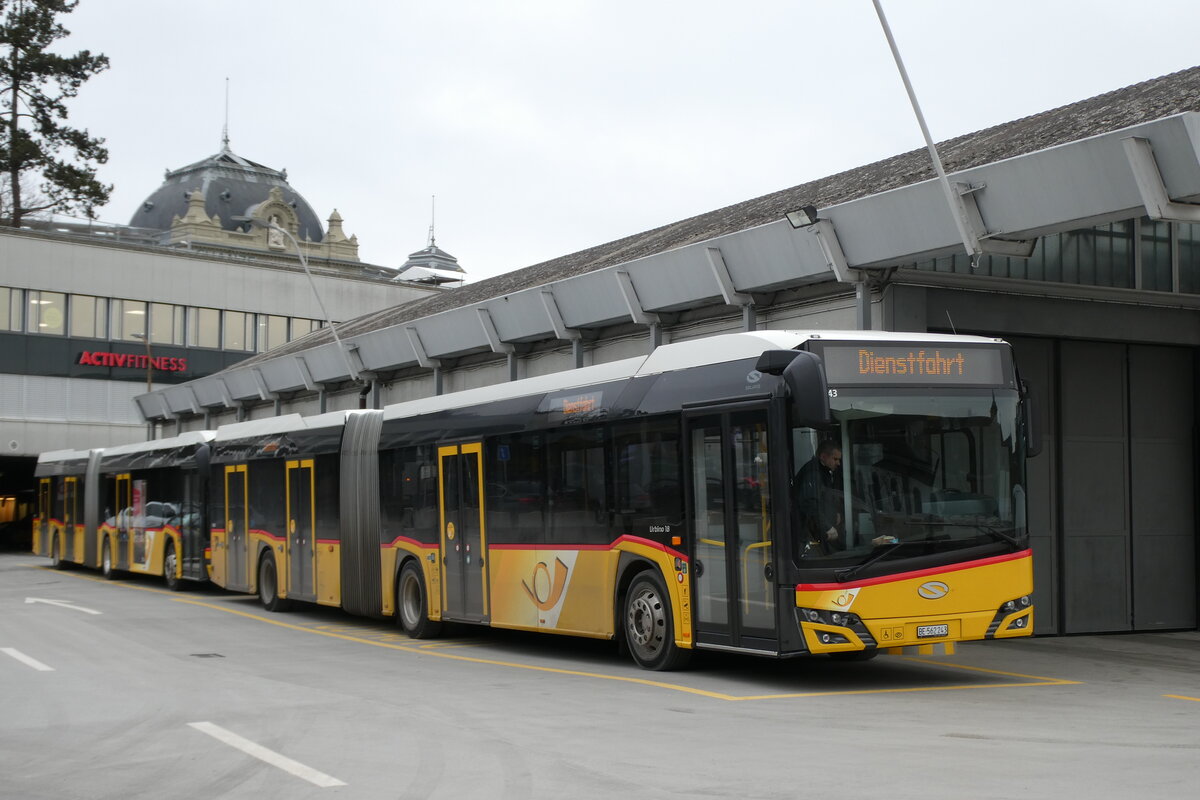 (284'541) - PostAuto Bern - Nr. 11'243/BE 562'354/PID 11'243 - Solaris am 31. Januar 2026 in Bern, Postautostation 