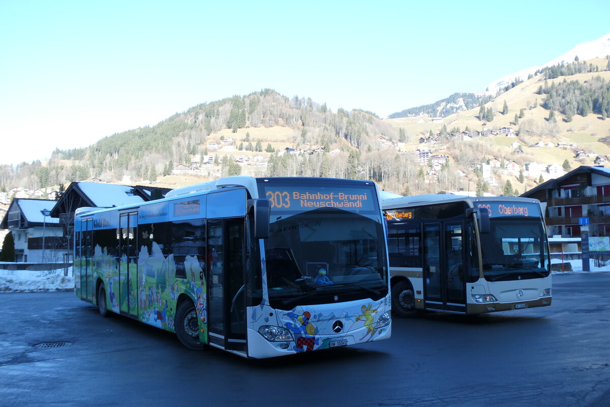 (284'583) - EAB Engelberg - Nr. 5/OW 10'241 - Mercedes (ex VZO Gr�ningen; ex Vorf�hrfahrzeug) am 3. Februar 2026 in Engelberg, Talstation Titlis
