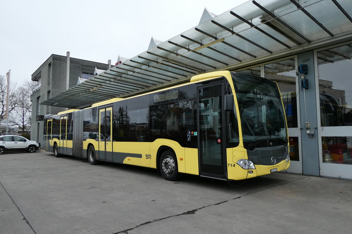 (284'773) - STI Thun - Nr. 714/BE 427'714 - Mercedes am 8. Februar 2026 in Thun, Garage