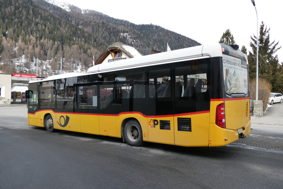 (284'791) - PostAuto Graub�nden - GR 79'029/PID 10'781 - Mercedes (ex PostAuto Ostschweiz) am 10. Februar 2026 in Zernez, Post