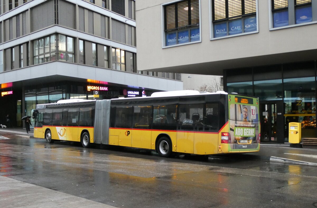 (284'935) - PostAuto Nordschweiz - BL 208'026/PID 10'418 - MAN am 17. Februar 2026 beim Bahnhof Liestal