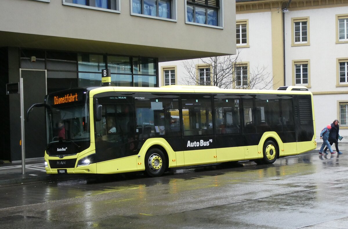 (284'936) - AAGL Liestal - Nr. 67/BL 170'574 - MAN am 17. Februar 2026 beim Bahnhof Liestal
