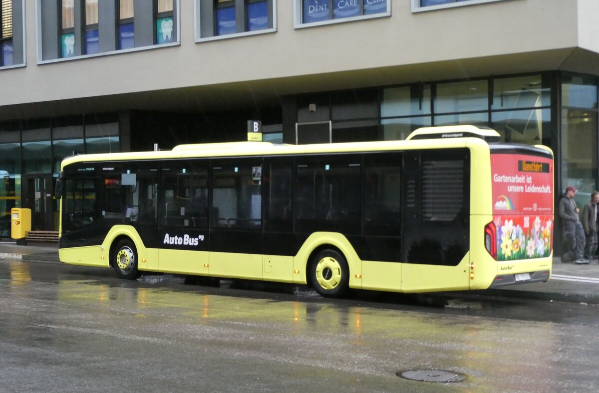 (284'937) - AAGL Liestal - Nr. 67/BL 170'574 - MAN am 17. Februar 2026 beim Bahnhof Liestal