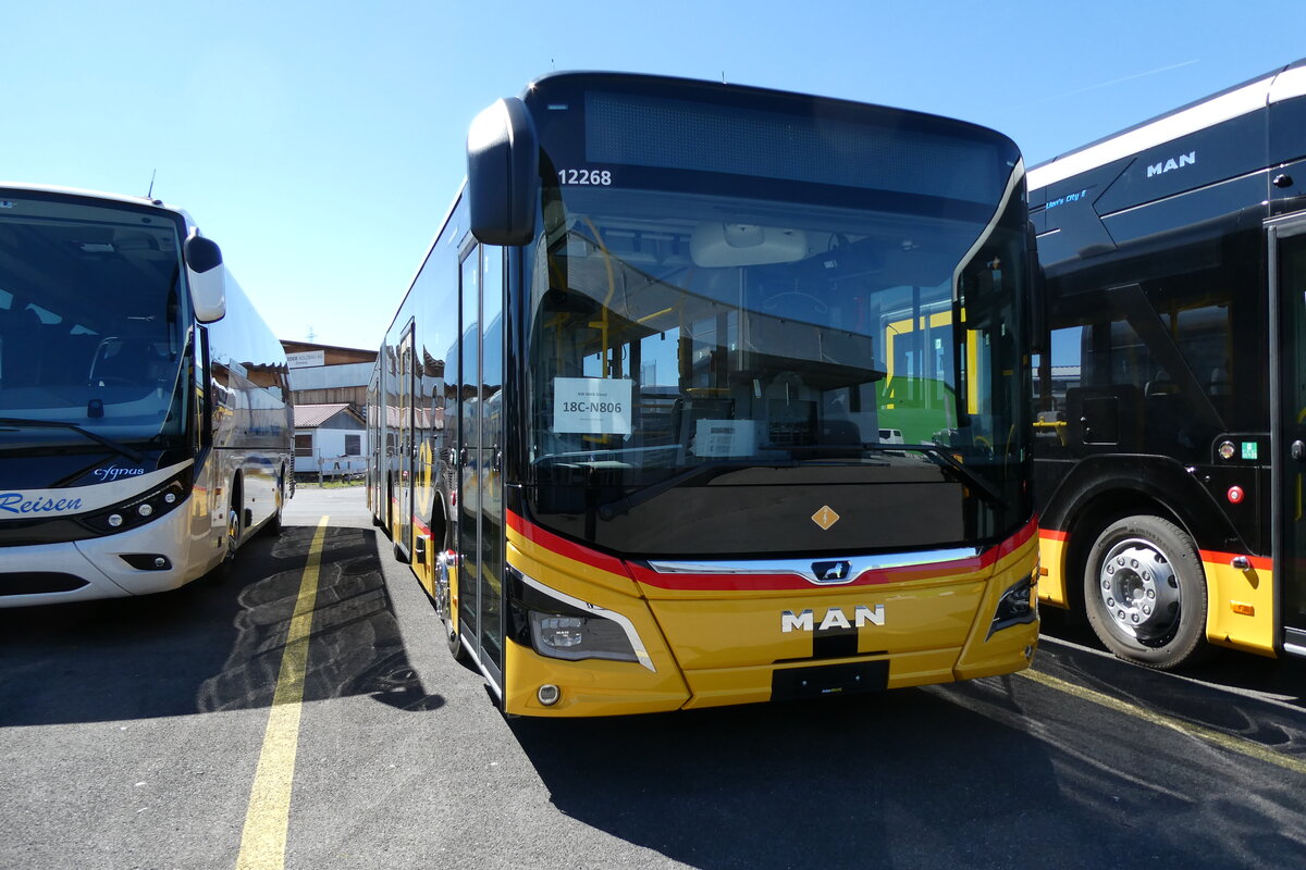 (285'934) - CarPostal Ouest - PID 12'268 - MAN am 4. April 2026 in Kerzers, Interbus