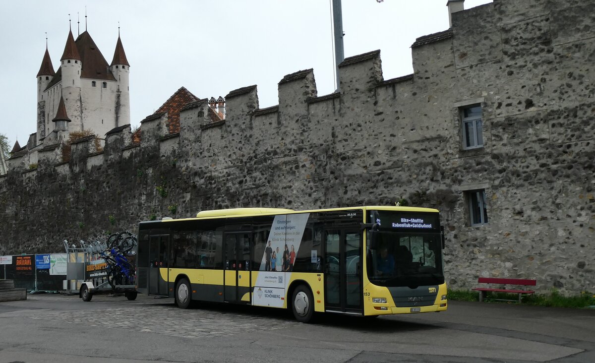 (286'126) - STI Thun - Nr. 153/BE 801'153 - MAN am 12. April 2026 in Thun, Berntorplatz