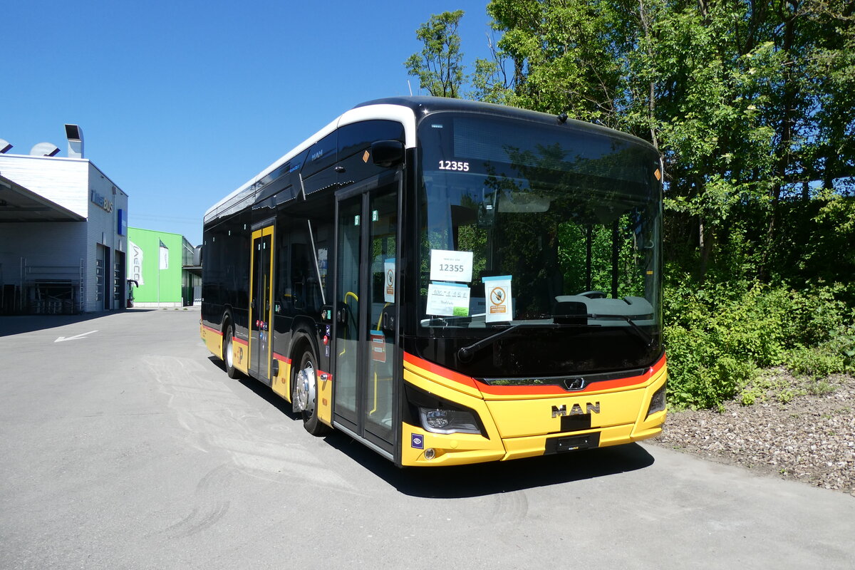 (286'440) - PostAuto Bern - PID 12'355 - eMAN am 25. April 2026 in Kerzers, Interbus