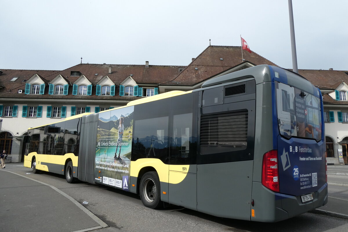 (286'726) - STI Thun - Nr. 705/BE 754'705 - Mercedes am 3. Mai 2026 beim Bahnhof Thun