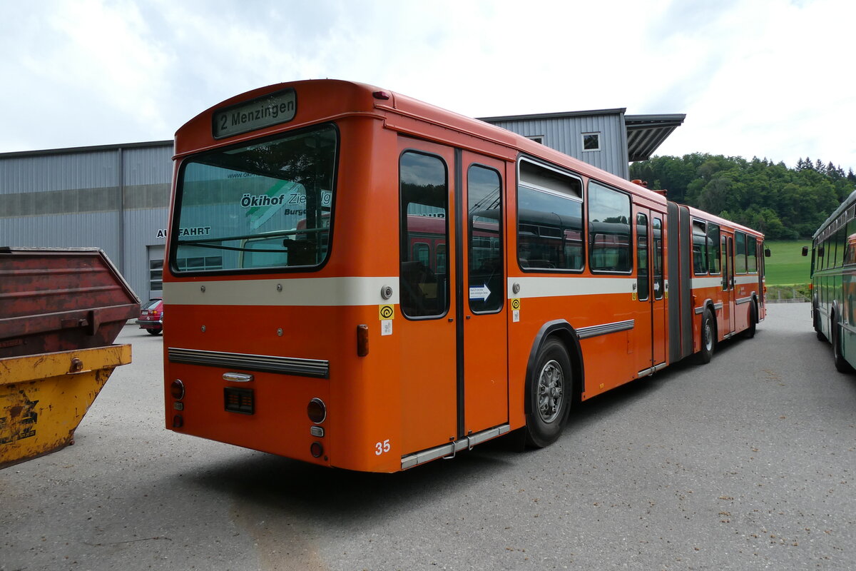 (286'777) - ZVB Zug (RWB) - Nr. 35 - FBW/Hess am 3. Mai 2026 in Burgdorf, �kihof Ziegelgut