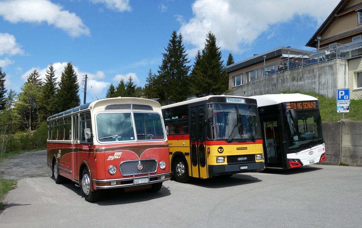 (286'901) - Dysli, Bern - Nr. 18/BE 17'120 - FBW/FHS (ex P 23'211; ex P 21'011) am 9. Mai 2026 in Ibergeregg, Passh�he