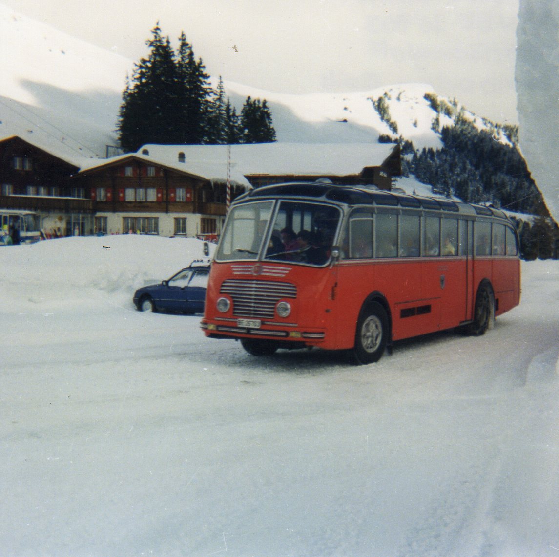 (9-10) - Aus dem Archiv: AFA Adelboden - Nr. 3/BE 26'703 - FBW/Gangloff im M�rz 1988 in Adelboden, Geils