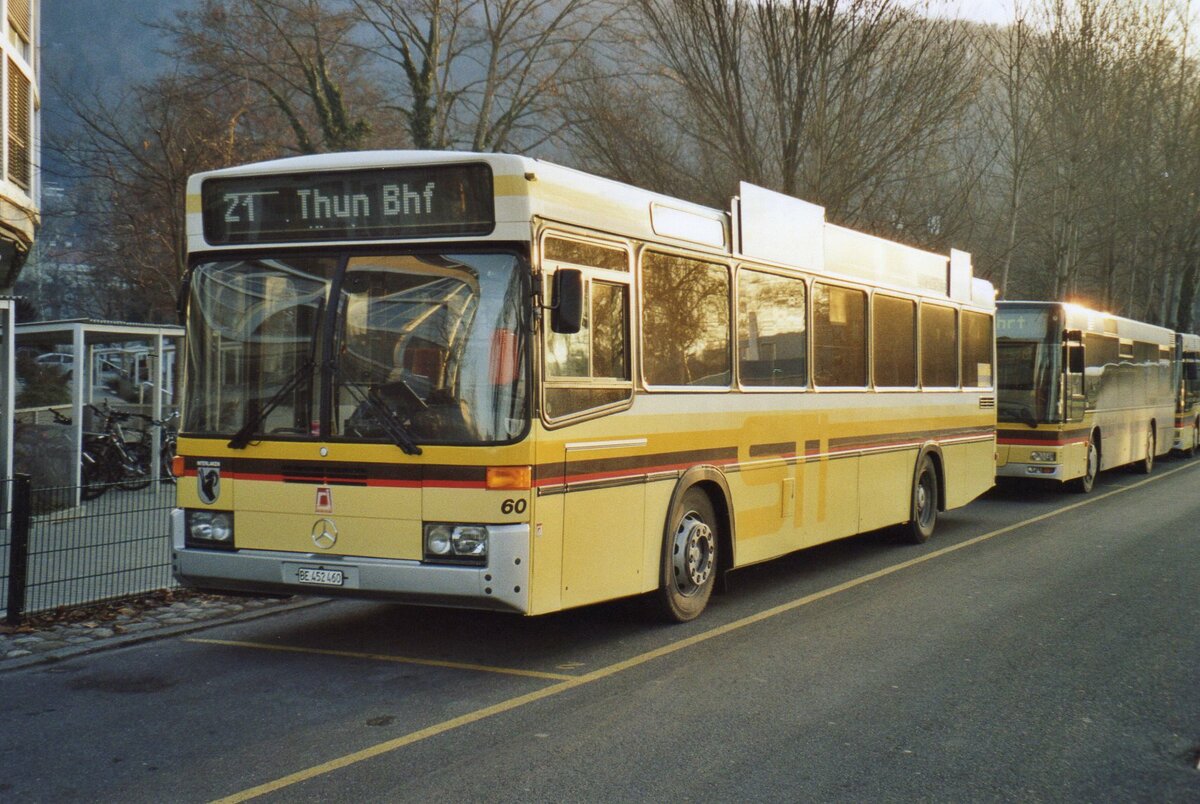 (AH 02) - Aus dem Archiv: STI Thun - Nr. 60/BE 452'460 - Mercedes/R&J am 13. Februar 2006 bei der Schiffl�ndte Thun
