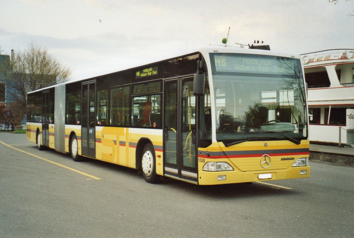 (AH 33) - Aus dem Archiv: STI Thun - Nr. 108/BE 700'108 - Mercedes am 22. April 2006 bei der Schiffl�ndte Thun