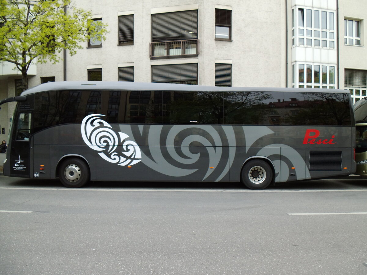 Aus Italien: Pesci, Genova - Nr. 47 - Iveco Domino am 3. April 2014 in M�nchen (Aufnahme: Martin Beyer)