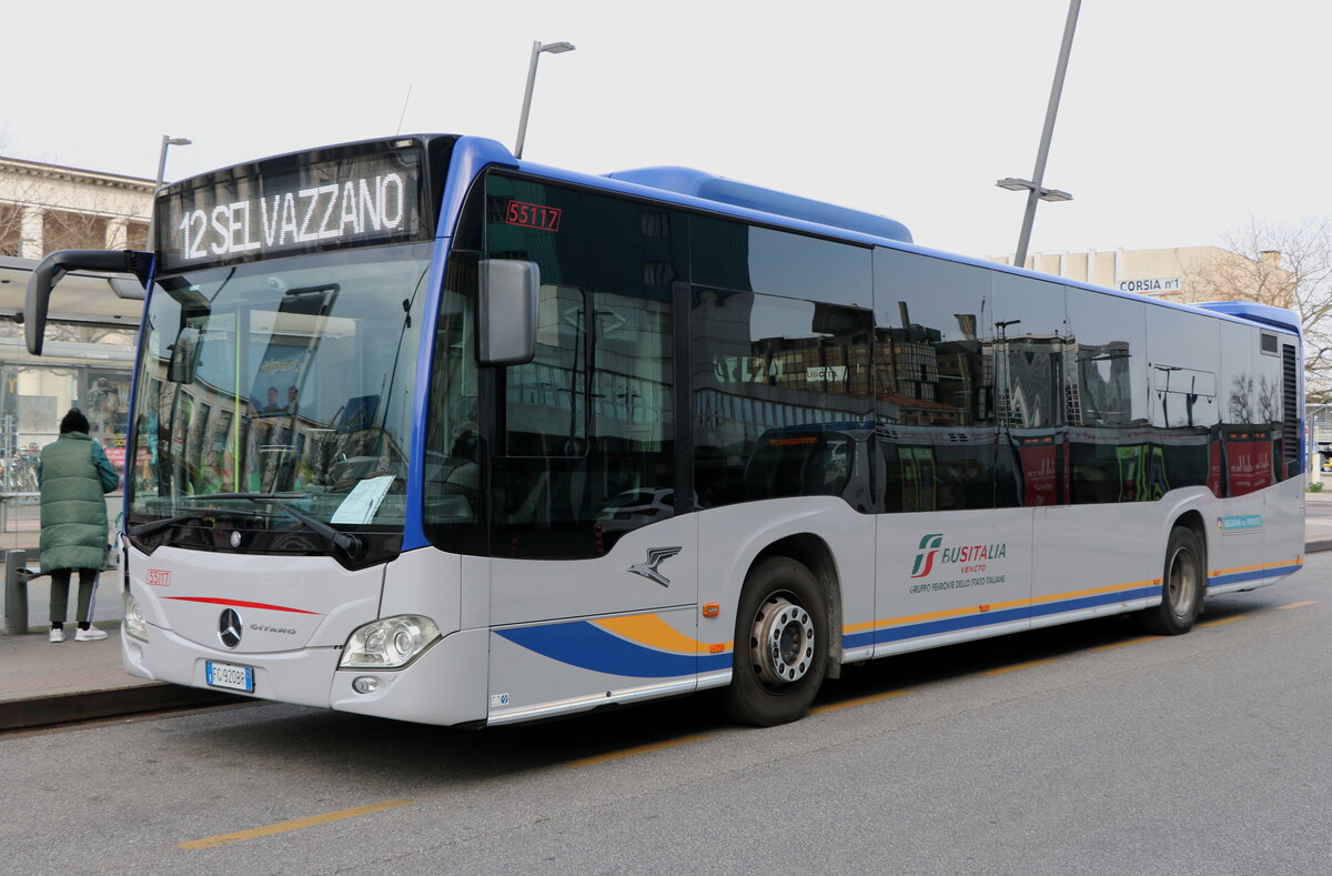 BUS/ITALIA, Padova - Nr. 55^117/FG-920 BR - Mercedes am 22. M�rz 2026 in Padova (Aufnahme: Martin Beyer)