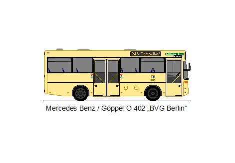 BVG Berlin - Mercedes Benz/G�ppel O 402